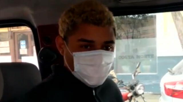 Sujeto realizó la revelación cuando era conducido a la Fiscalía. (Foto: Captura de video / Latina Noticias)