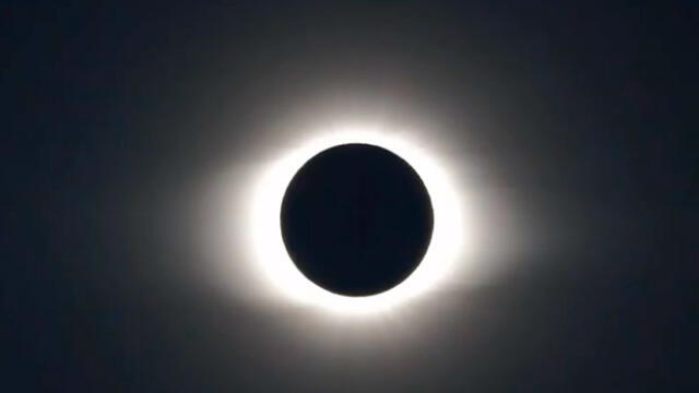 Eclipse solar total 2019. Captura de Video/ESO's Chile.