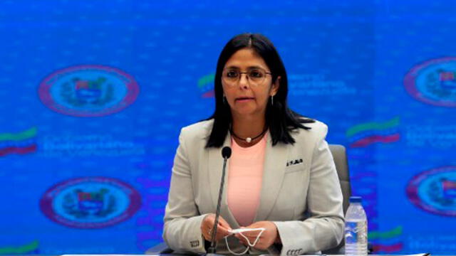 Delcy Rodríguez, vicepresidenta de Venezuela. Foto: EFE