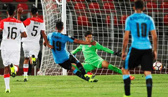 Perú vs Uruguay Sub 20: Emile Franco evitó en el último minuto el 1-1 [VIDEO]