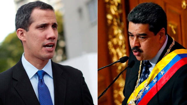 Juan Guaidó y Nicolás Maduro. Foto: difusión.