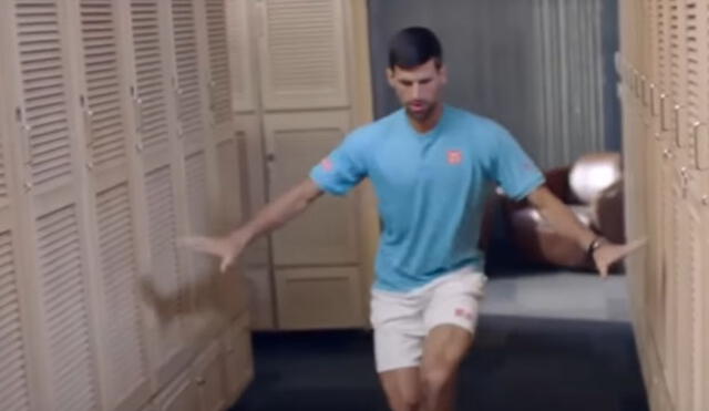 YouTube: Novak Djokovic sorprendió con peculiar baile en spot publicitario 