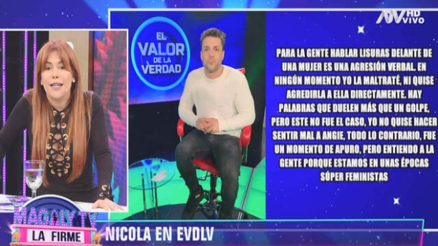 Magaly Medina a Nicola Porcella: “Quiso vender un amor de telenovela”