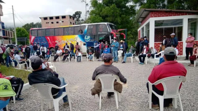 Reunión de autoridades, transportistas y ronderos de Chota