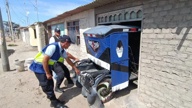 Policía sospecha que la unidad fue robada el domingo 22 de enero. Foto: Seguridad Ciudadana Nuevo Chimbote