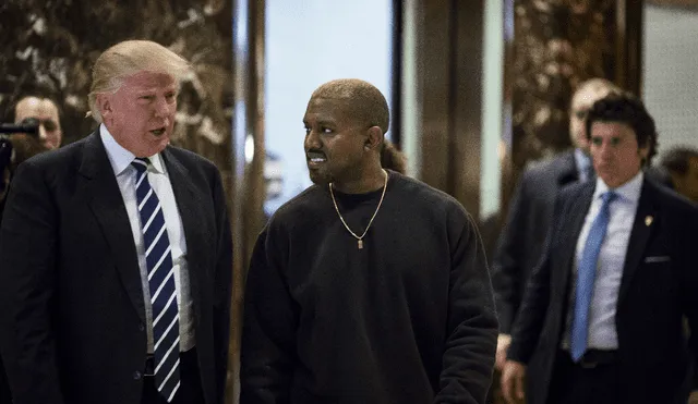 Kanye West junto al presidente Donald Trump en 2016. (Foto: John Taggart)