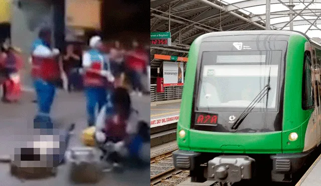 Joven murió en estación de la Línea 1 del Metro de Lima [VIDEO]