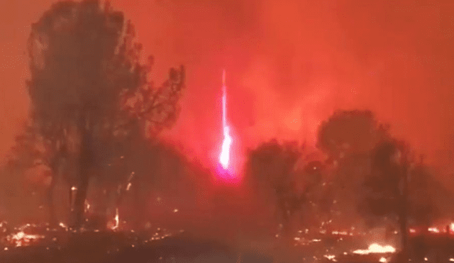 YouTube: los gigantes tornados de fuego que se forman por incendios en California [VIDEO]