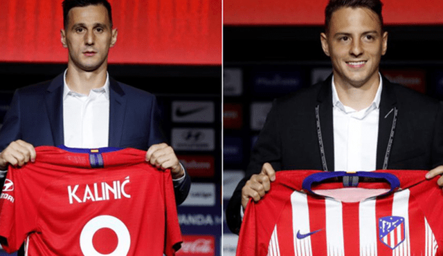 Atlético de Madrid presentó a Santiago Arias y Nikola Kalinic como refuerzos