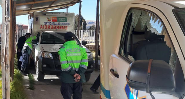 Delincuentes se robaron la memoria de la ambulancia, dejando inoperativa para traslado de pacientes en Chucuito.