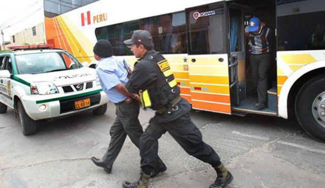 Trujillo: Capturan a asaltantes de bus que hirieron a policía