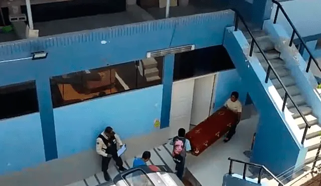 Cuerpo del internó fue trasladado a la morgue de Chiclayo.