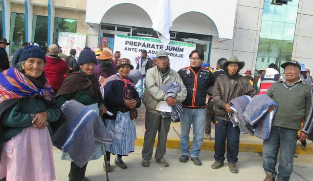 Junín; se entregó 20 mil kits de abrigo para tres provincias de la región por intenso frío.