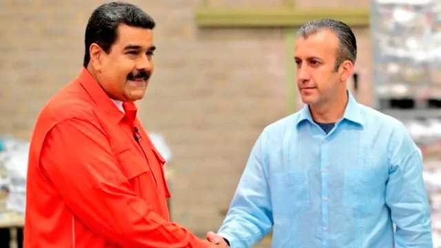 Nicolás Maduro y Tareck El Aissami. Foto: difusión.