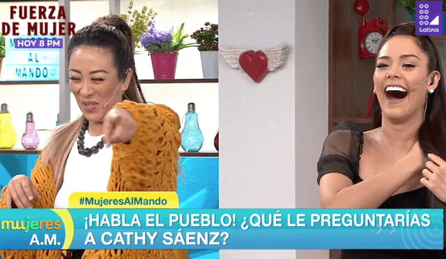 Rodrigo González se burla de Cathy Sáenz por bajo raiting