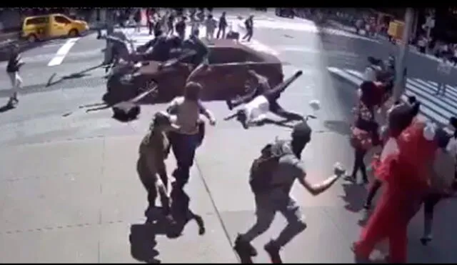 Video muestra cómo fue el terrible ataque en Times Square [VIDEO]