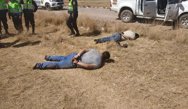 Cusco: Persecución y balacera tras robo de vehículo termina con dos detenidos