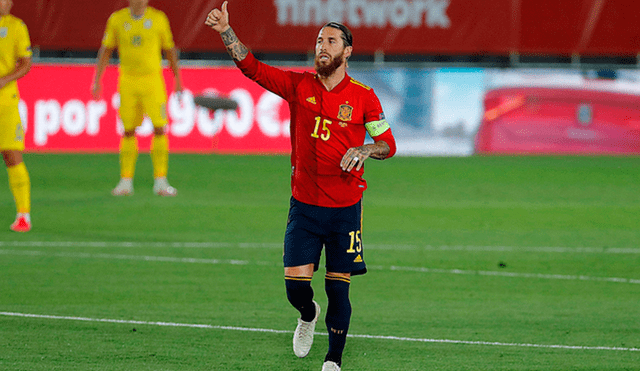 El defensor español anotó un doblete ante Ucrania por la Liga de Naciones. (FOTO: EFE).