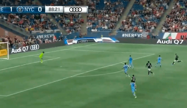 MLS: celebran gol de Gustavo Bou con disparos al aire. Foto: Captura de video.