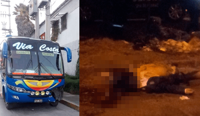 Huaraz: bus interprovincial atropella y mata a hombre en concurrida avenida 