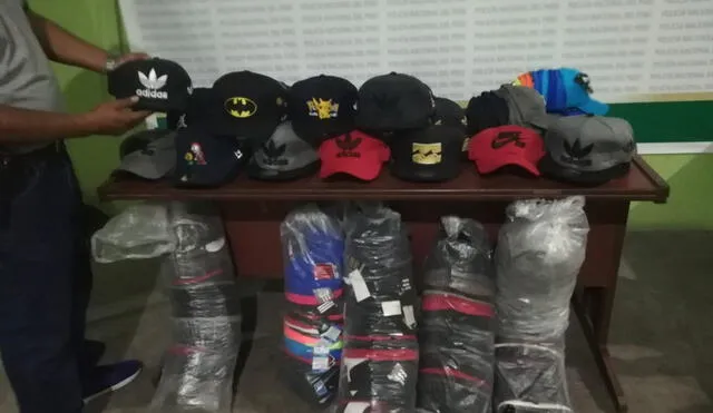 Pucusana: Policía incauta 27 mil soles en gorras de procedencia ilegal
