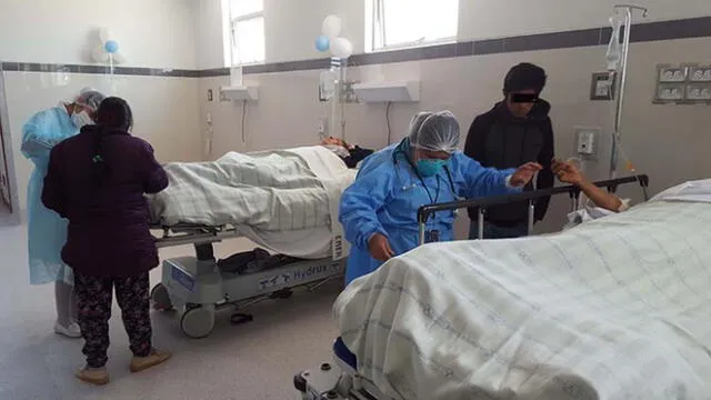 Víctimas se recuperan en el hospital de Andahuaylas.