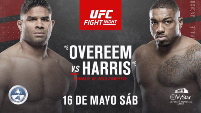 UFC Fight Night EN VIVO: Alistair Overeem vs. Walt Harris