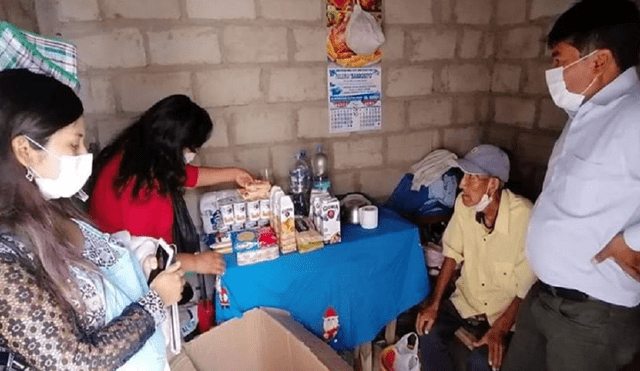 Vecinos difundieron caso de anciano que no tenía para comer y recibió ayuda.