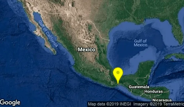 Sismo de magnitud 5.1 es reportado en Oaxaca, México