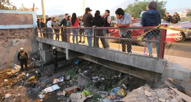 Abandonan a bebé muerto dentro de una torrentera en Arequipa [VIDEO]