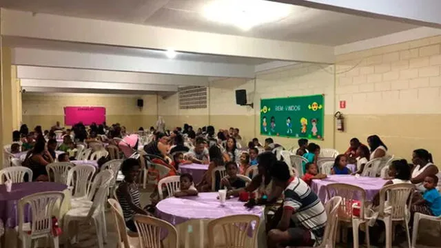 Esposos decidieron realizar una cena solidaria como fiesta de boda. Foto: Globo 1.