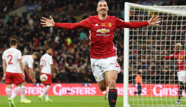 Manchester United, con goles de Ibrahimovic, venció 3-2 al Southampton y es campeón de la EFL Cup