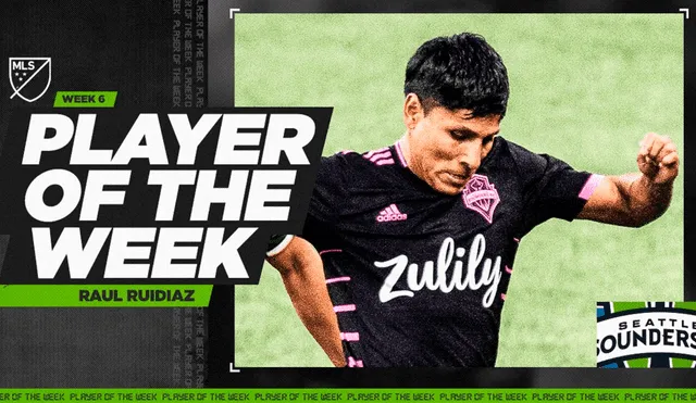 Raúl Ruidíaz es elegido como el ‘Jugador de la semana’ en la MLS.