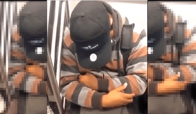 YouTube viral: joven realiza increíble truco para que lo despierten y no pasarse de paradero [VIDEO]