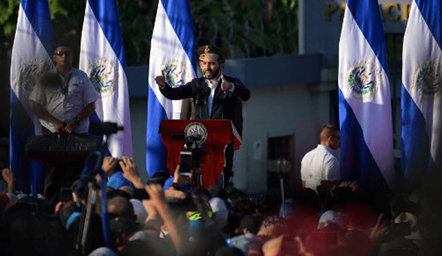 Nayib Buke, presidente de El Salvador. Foto: AFP.