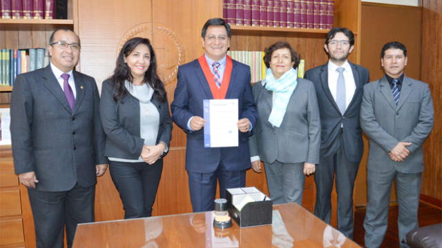 Corte Superior de Justicia de Cajamarca recibe certificación Iso 9001: 2015