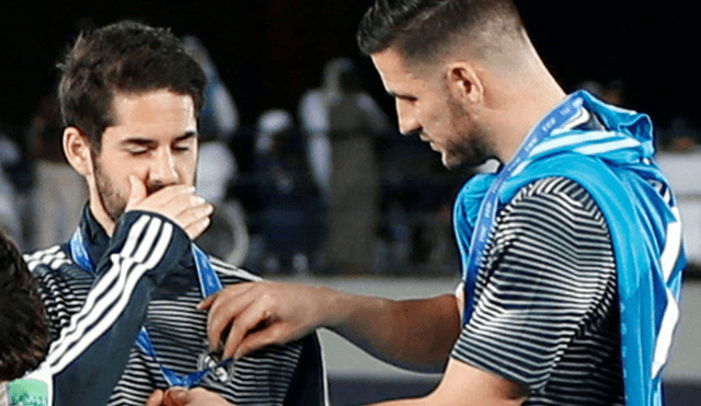 Isco protagonizó terrible gesto con sus compañeros en el festejo del Mundial de Clubes