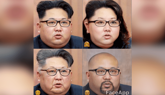 El presidente norcoreano Kim Jong-un también tiene su foto.