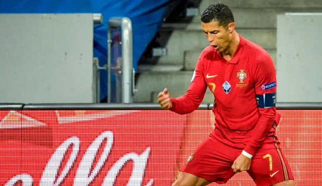 Cristiano Ronaldo llegó a los 101 goles con la selección de Portugal. Foto: EFE