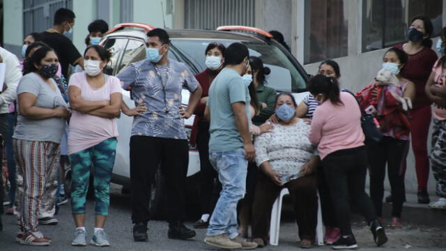 Familiares sufren por la mujer es atropellada en La Molina. Créditos: John Reyes / La República
