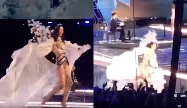 YouTube: Modelo pasó el momento más vergonzoso de su carrera en pleno desfile de Victoria's Secret [VIDEO]