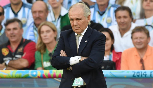 Alejandro Sabella llevó a la selección argentina a la final del Mundial de Brasil 2014. Foto: AFP