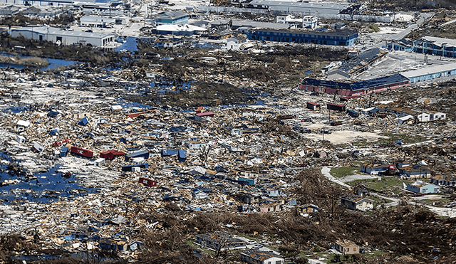 Destrucción. Bahamas ha quedado muy afectada tras el paso del ciclón Dorian.