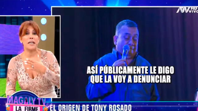 Tony Rosado le advierte a Magaly Medina: “Si Farfán no la mete a la cárcel, yo lo voy a hacer” 