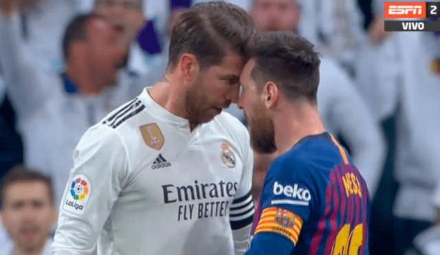 Real Madrid vs Barcelona: mira la agresión de Ramos a Messi que el árbitro perdonó [VIDEO]