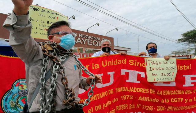 Director de UGEL Chiclayo precisó que no hay recursos para cumplir con pagos de maestros. (Foto: Difusión)