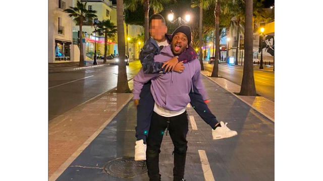 Jefferson Farfán y Adriano en Marbella  Foto: Instagram