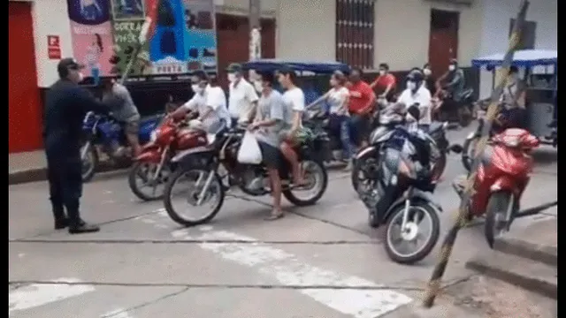 Policía da reflexivo mensaje a ciudadanos de Tarapoto.