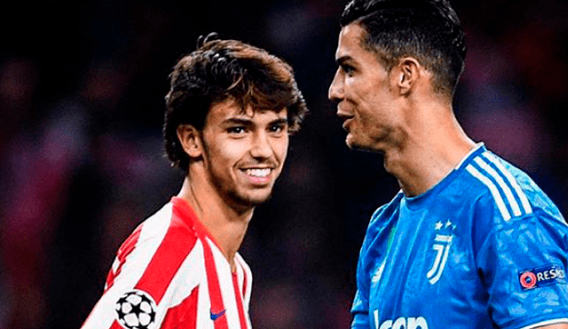 Cristiano Ronaldo y la foto viral con Joao Félix tras la fecha 5 de la Champions League.