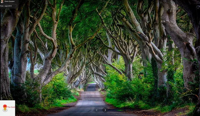 Desliza las imágenes para ver cómo luce uno de los famosos lugares mostrados en la serie Game of Thrones. Foto: captura de Google Maps